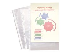 Exacompta - 100 Pochettes perforées - A4 - grainées - 5/100