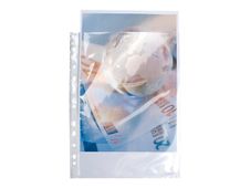 Exacompta - 10 Pochettes perforées - 32 x 24 cm - 9/100 - cristal