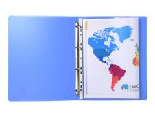 Exacompta - 10 Pochettes perforées doubles - A4 ou A3 - 9/100