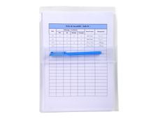 Exacompta - 2 Pochettes adhésives à soufflet - A4 - 20/100 - cristal