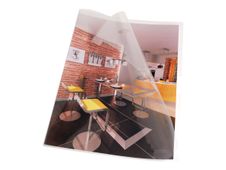 Exacompta - 10 Pochettes coin avec encoches - A4 - 20/100 - cristal