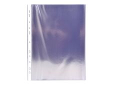 Exacompta - 100 Pochettes perforées (étui carton) - A4 - 8/100 - cristal