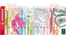 STABILO swing cool Fashion Edition by Marina Hoermanseder - Chevalet de 18 surligneurs - couleurs assorties