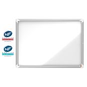 Nobo - Vitrine extérieure - 8 feuilles A4 - Surface magnétique - porte battante - 92,3 x 66,7 x 4,3 cm