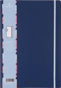 Oberthur Carmen - Carnet de notes souple A4 - ligné - bleu