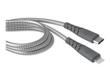 Force Power - câble USB-C/Lightning - 1.2 m - gris