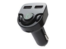 BigBen - chargeur allume cigare pour voiture avec transmetteur FM - 2 USB-A