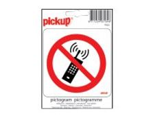 Pickup - Pictogramme - Utilisation des téléphones portables interdite - 100 x 100 mm