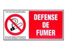 Pickup - Panneau de signalisation - 300 x 150 mm - Interdit de fumer