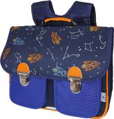 Cartable By Oberthur Boy 38 cm - 2 compartiments - marine et bleu chiné - Exclusivité Bureau Vallée - Oberthur