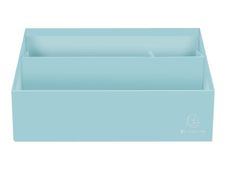 Exacompta Aquarel - Trieur vertical / porte-lettres - 3 compartiments - bleu pastel