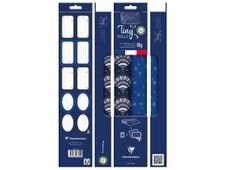 Clairefontaine - Set d'emballage cadeaux bleu/or - Tiny Rolls