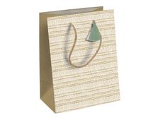 Clairefontaine Instinct Medium - Sac cadeau kraft blanc - 21,5 cm x 10,2 cm x 25,3 cm