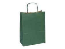Clairefontaine - 25 Sacs cadeau kraft - 16 cm x 8 cm x 21 cm - vert