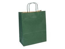 Clairefontaine - 25 Sacs cadeau kraft - 22 cm x 10 cm x 27 cm - vert