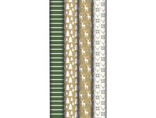 Clairefontaine Lovely Home - Papier cadeau kraft - 70 cm x 2 m - 70 g/m² -  différents modèles verts disponibles