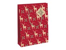 Clairefontaine Lovely Home Large - Sac cadeau rouge - 26,5 cm x 14 cm x 33 cm