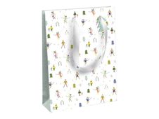 Clairefontaine Neige - Sac cadeau large - 26,5 cm x 14 cm x 33 cm