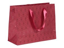 Clairefontaine - Sac cadeau shopping - 32 cm x 13 cm x 24,5 cm - rouge