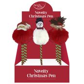  Clairefontaine Novelty - Stylo pompon de Noël - différents modèles disponibles