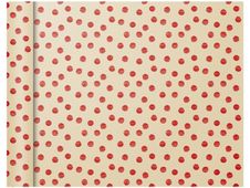 Clairefontaine Excellia Tiny Rolls - Papier cadeau pois fond ivoire - 35 cm x 5 m - 80 g/m²
