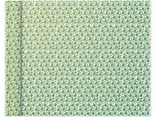 Clairefontaine Excellia Tiny Rolls - Papier cadeau fleurs vertes - 35 cm x 5 m - 80 g/m²