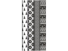 Clairefontaine Excellia Chamonix - Papier cadeau noir/blanc - 70 cm x 10 m - 80 g/m²