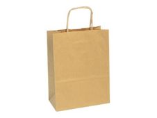 Clairefontaine - 25 Sacs cadeau kraft - 16 cm x 8 cm x 21 cm - brun