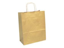 Clairefontaine - 25 Sacs cadeau kraft - 22 cm x 10 cm x 27 cm - or