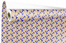 Logistipack - Papier cadeau - 69 cm x 25 m - 60 g/m² - palm