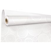 Créastyl Christmas - Papier cadeau - 69 cm x 25 m  60 g/m² - blanc métallisé