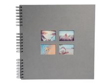 Exacompta Milano - Album photos 32 x 32 cm - 60 pages - gris