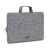 RIVACASE Anvik - Housse avec poignée pour ordinateur portable 15,6" - gris clair