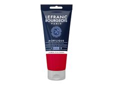 Lefranc Bourgeois - Peinture acrylique - carmin d'alizarine - 80 ml