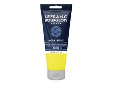 Lefranc Bourgeois - Peinture acrylique - jaune citron - 80 ml