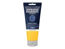 Lefranc & Bourgeois - Peinture acrylique - jaune moyen - 80 ml