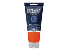 Lefranc Bourgeois - Peinture acrylique - orange - 80 ml