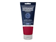 Lefranc Bourgeois - Peinture acrylique - rouge carmin - 80 ml