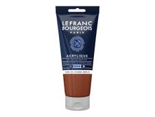 Lefranc Bourgeois - Peinture acrylique - terre de sienne brûlée - 80 ml