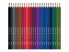 Maped Color'Peps Star - crayon de couleur - magenta, turquoise, vert olive, bleu acier, argent, rouge foncé, or, fuchsia, abricot, crème, cannelle, Sienne brulée, bleu ciel, jaune citron, blush, corail, vert pomme, gris-bleu, rose pastel, miel, rose clai