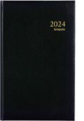 Agenda Lima Brefix - 1 jour par page - 11 x 18 cm - noir - Brepols