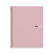 Notebook The Original, Couverture rigide, A5, quadrillage 5x5 mm, 80 feuilles de 1 couleur, Miquelrius, Sable.