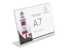 Exacompta - 10 Présentoirs double face pour 105 x 74 mm