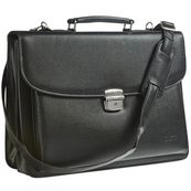 Cristo Business - Cartable rigide 3 compartiments - gris