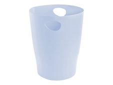 Exacompta Ecobin Aquarel - Corbeille à papier - 15L - bleu pastel
