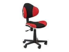 Fauteuil de bureau ADEL - noir/rouge