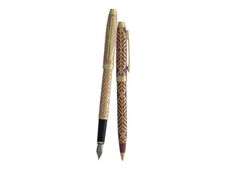 Enzo Varini Taormina XL Gioiello - Parure de stylo à bille et stylo plume - rose et mauve