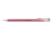 Pentel Hybrid Dual Metallic - Roller 2 effets de couleur - rose clair/vert or