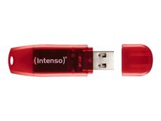 Intenso Rainbow Line - clé USB - 128 Go - rouge