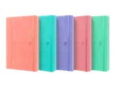 Oxford Signature - Cahier A5 - 160 pages - petits carreaux (5x5 mm) - disponible dans différentes couleurs pastels